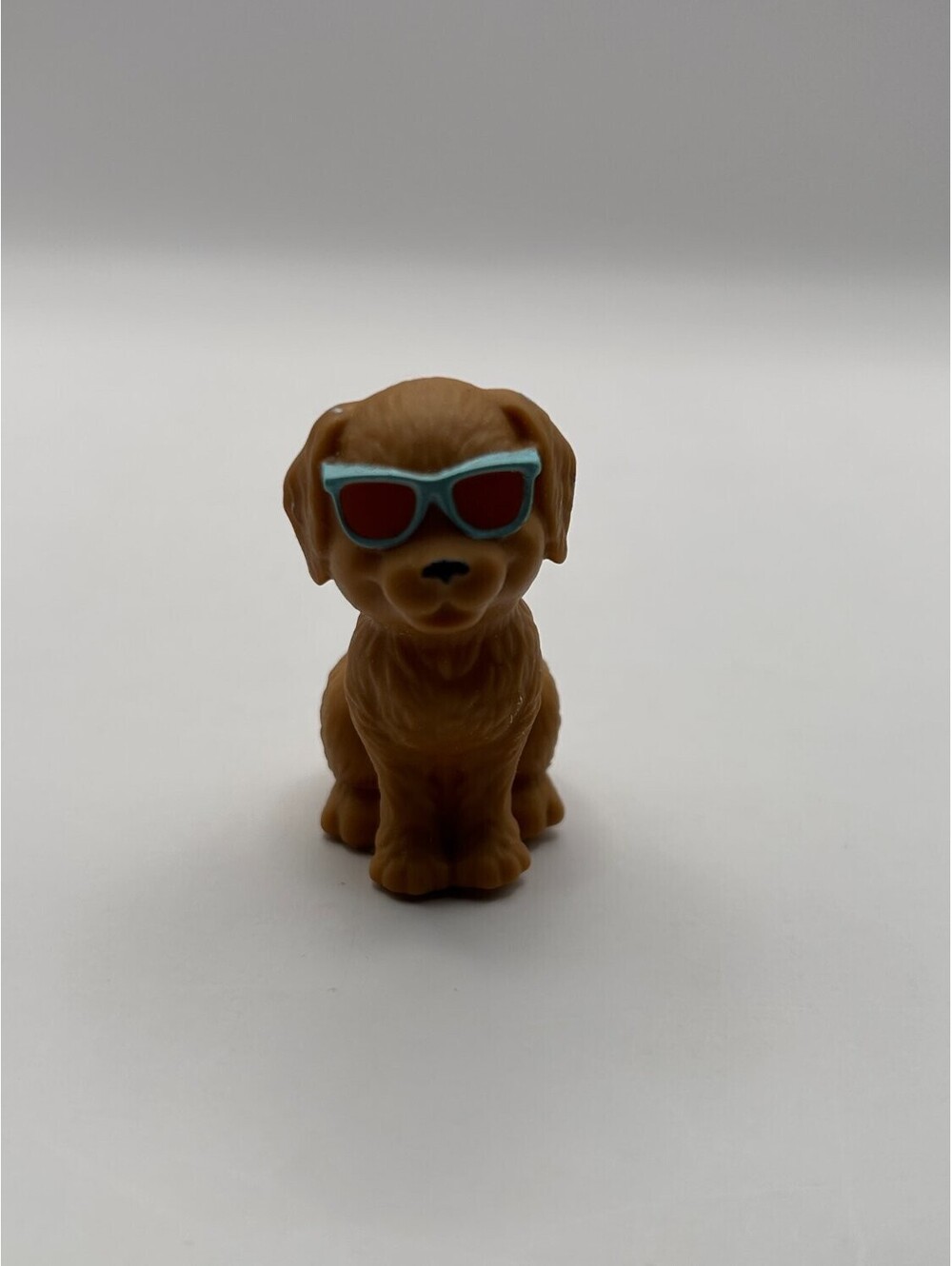 Mattel Barbie Golden Retriever Puppy Dog Sunglasses Brown 2016 Pet Figure Loose